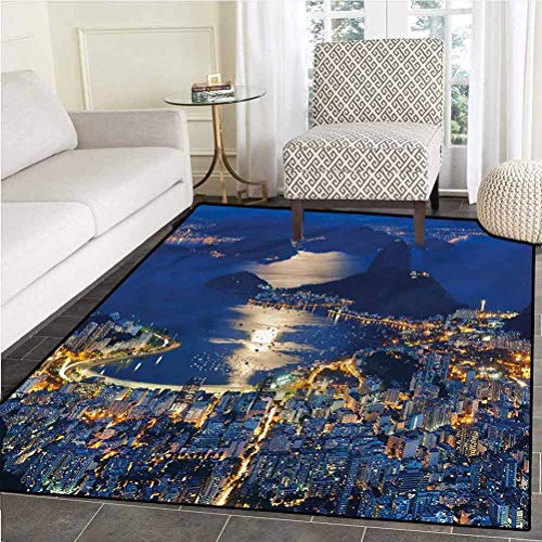 Night Premium Rug Indoor and Outdoor Mountain Sugar Loaf Rio Rug 5