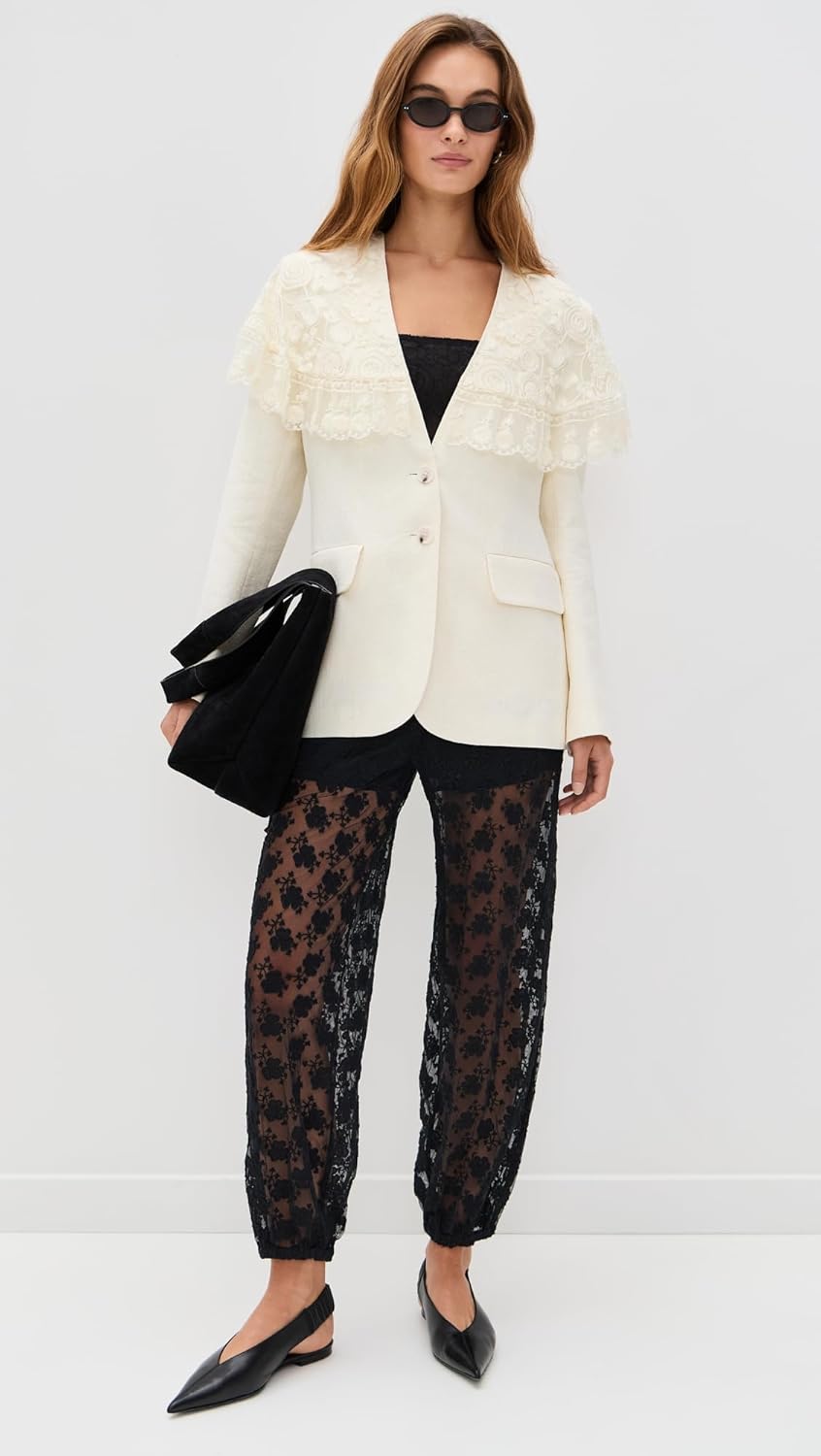 Sea Women's Finn Embroidered Mesh Bubble Pants - Image 5