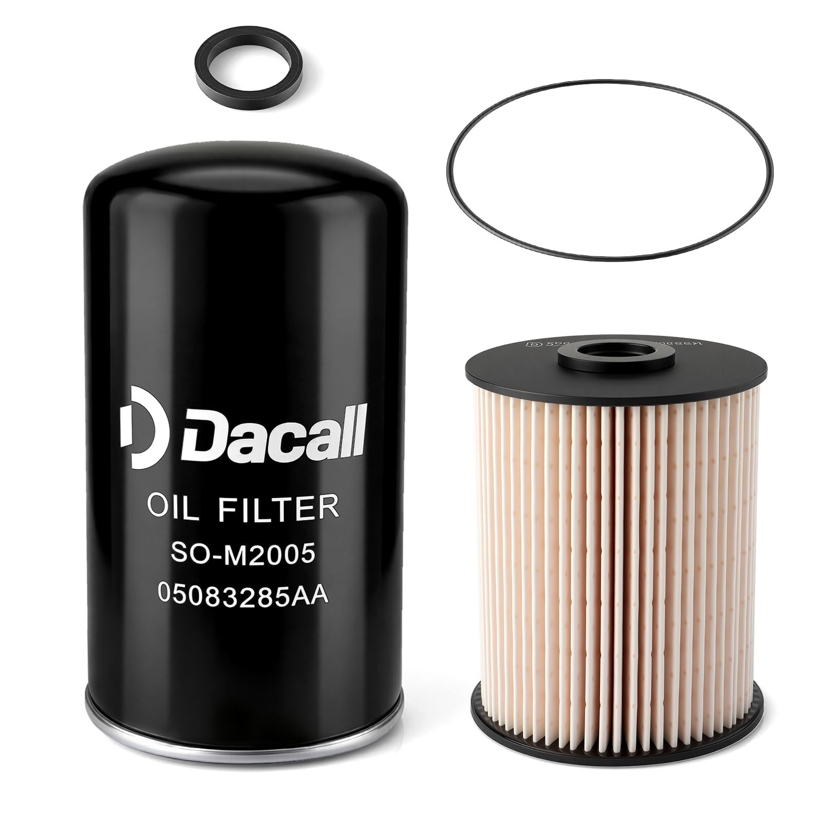 Photo 1 of Dacall Diesel 5.9L Cummins Filter Kit for Dodge Ram 2500 (2001-2009), for Dodge Ram 3500 (2001-2008), Fuel Filter & Oil Filter, 68001914AB 05083285AA- Please Verify Part Number Before Installation