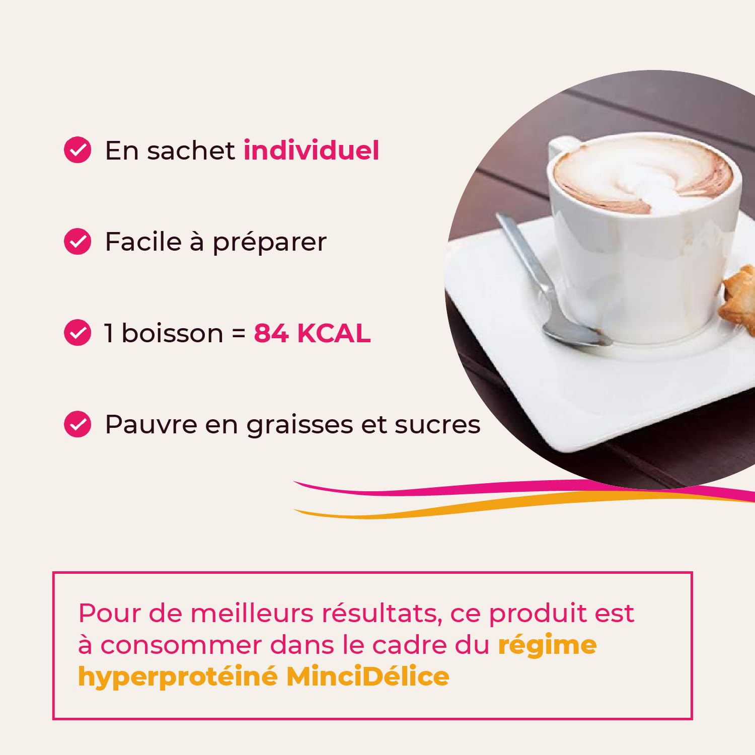 Bebida proteica sabor chocolate con leche - Pack económico de 30 sobres individuales - Bebida dietética