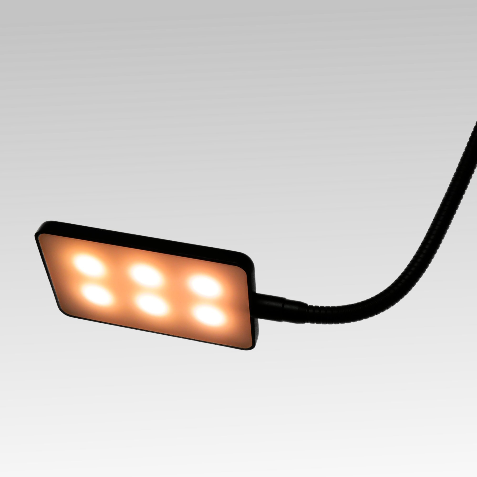 Lampada da letto a LED da 4W Lampada da lettura Lampada flessibile Lampada da comodino Lampada da letto Lampada da lettura, selezione: SET da 1 pezzo, colore nero