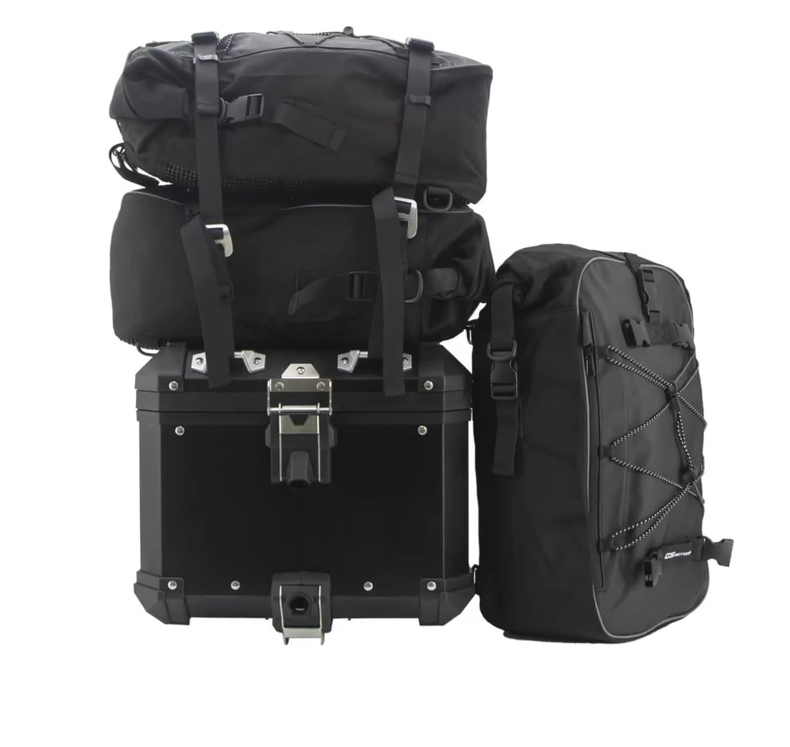 Moto Paraurti Borsa per Moto per Guzzi per V85TT per Adventure 850 Borsa Zaino Laterale da Paraurti Bagaglio Sella(30L)