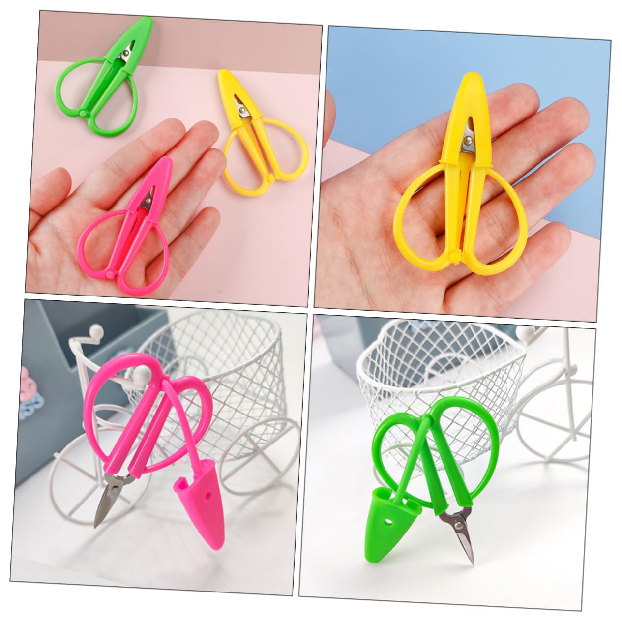 30stücke Mini-nähscheren Praktische Tragbare Sicherheits- Für Fäden Und Etiketten Ergonomisches Design Mit Abnehmbarer Silikonabdeckung Für Handarbeiten Schule Und Zuhause