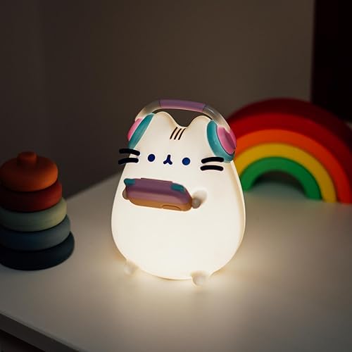 Miniatura 8 de Grupo Erik Pusheen - Lámpara gamer - Regalos Pusheen - Lámparas para niños para dormitorio - Luz nocturna para niños - Luz nocturna para bebés - Luz