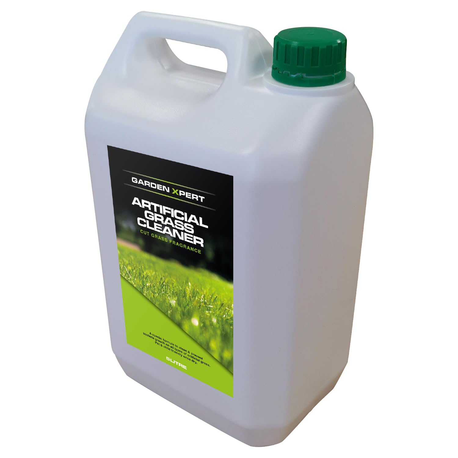 Garden Xpert Artificial Grass Cleaner, 5 Litre, Dog & Cat Wee Neutraliser, Cleans & Deodorises, Prevents Bacteria Growth (Cut Grass 1 x 5 Litre)