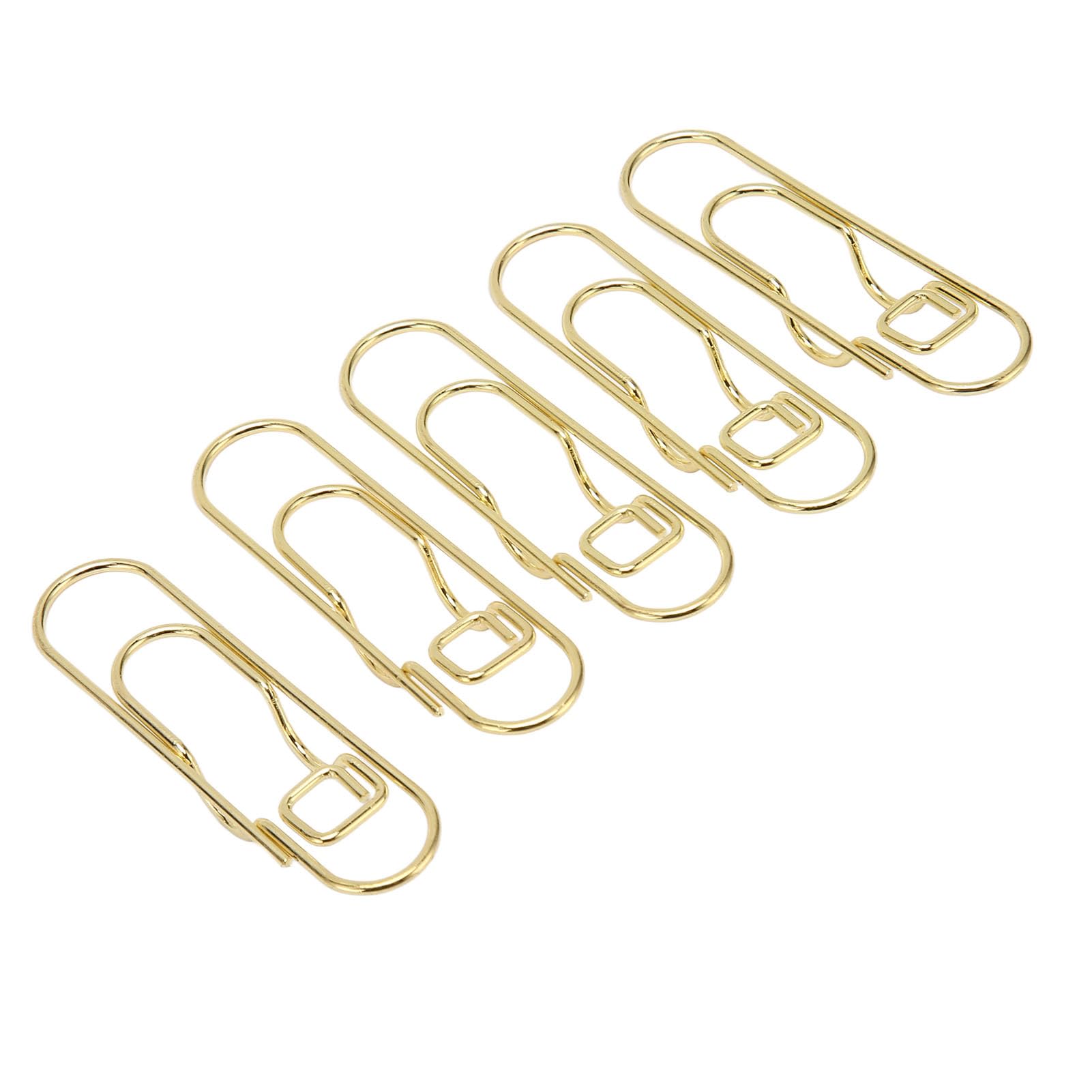 SOFPLATE 1 Boîte De 12 Pièces 4 Styles Porte-trombones En Fer