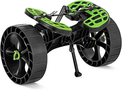 RAILBLAZA C-Tug - Carrito de kayak y canoa con ruedas todo terreno SandTrakz sin pinchazos, capacidad de carga de 300 libras con material reforzado