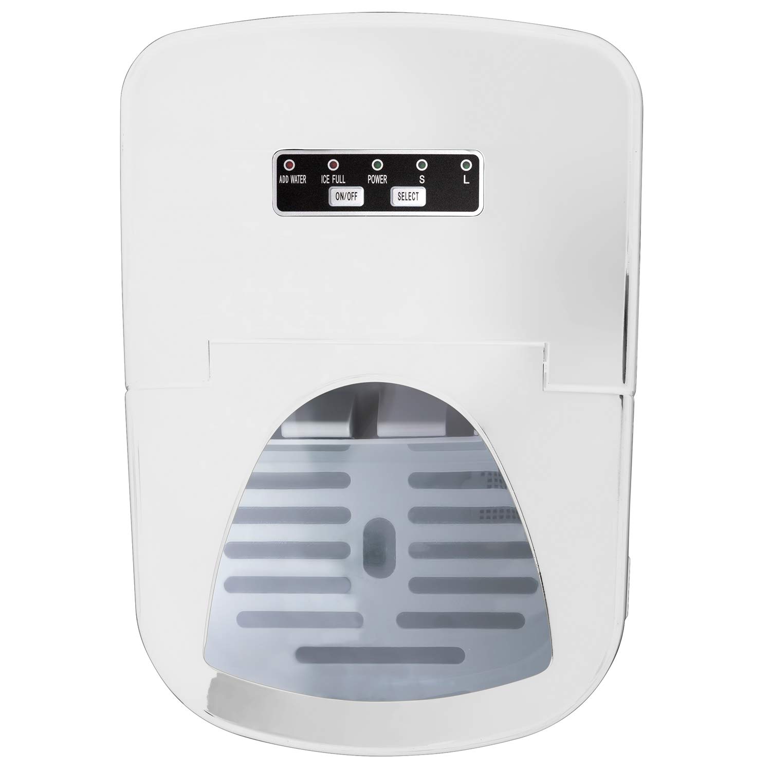 Deco Gear - Macchina per il ghiaccio elettrico compatto, carico superiore, 26 kg al giorno