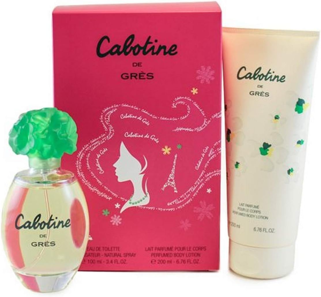 Parfums Cabotine De By Parfums For Women. Gift Set (Eau De Toilette Spray 3.4-Ounces + Perfumed Body Lotion 6.76-Ounces)