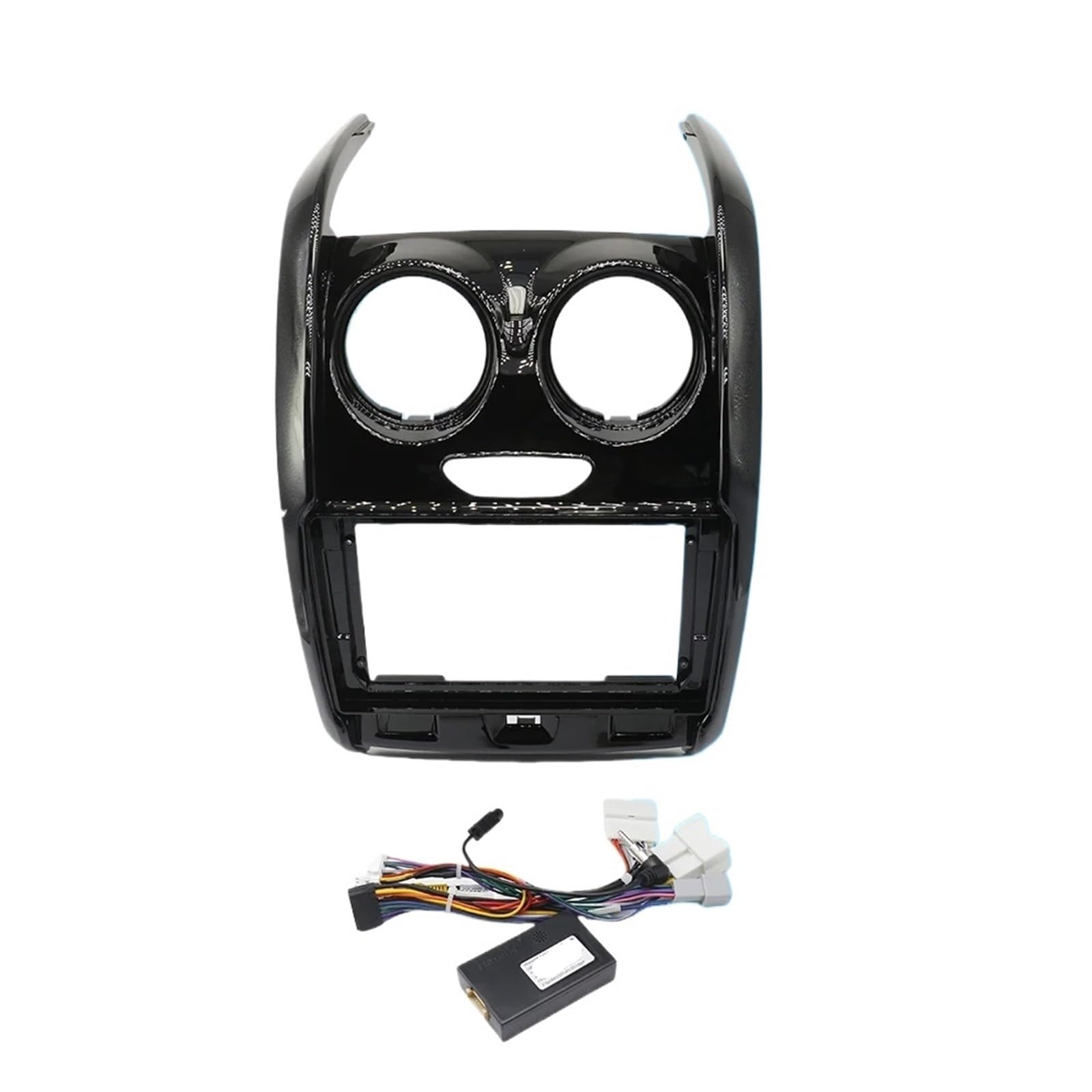 Cadre D'autoradio 9 Pouces Compatible avec Renault Duster 2014-2018, Façade Multimédia De Voiture Auto Radio Cadre Cadre Radio | Frame Cable Canbus