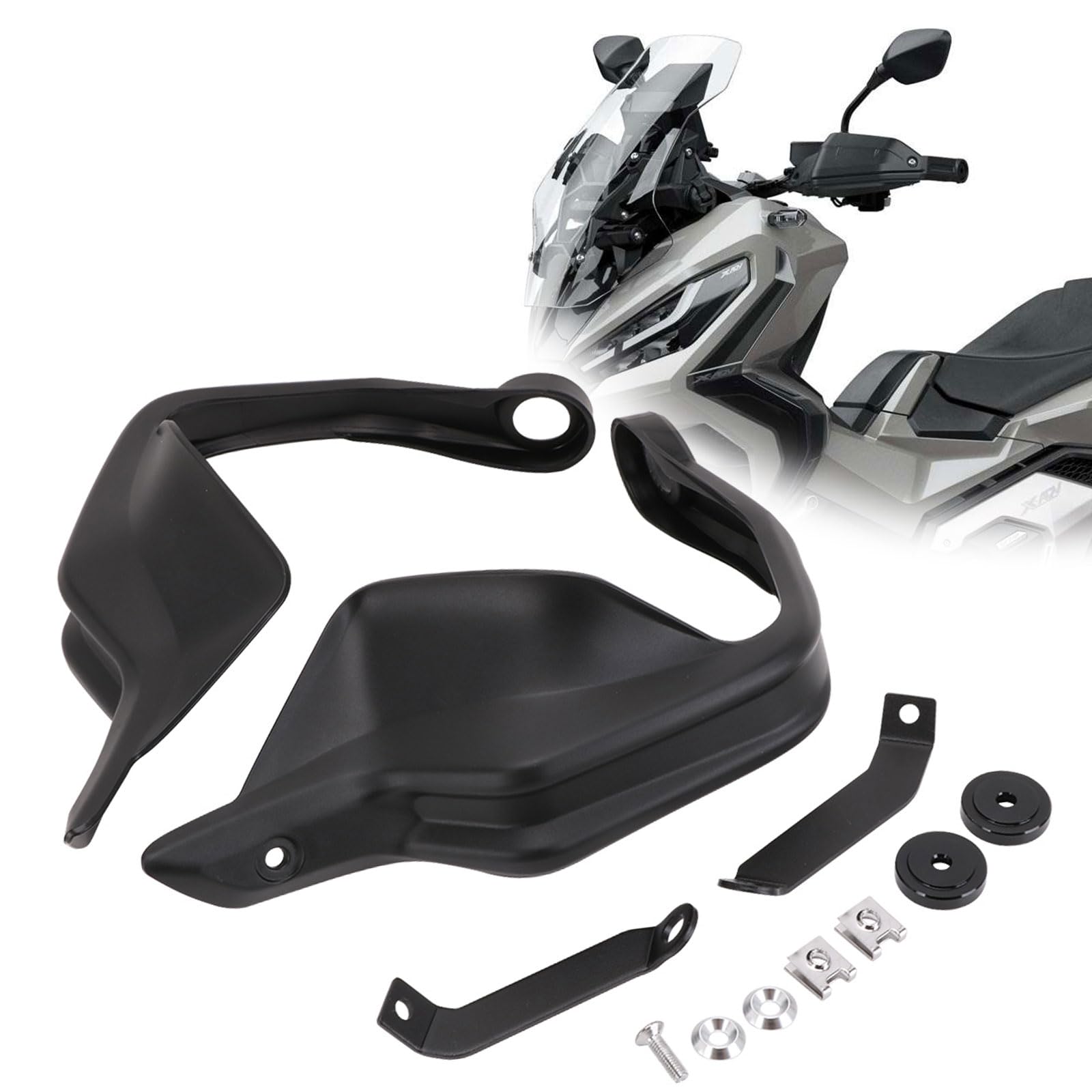 Paramani Moto Protezioni Mani ABS per Raptor 700R 2009-2021 ATV Quad | ABS Deflector Viento Raptor 700R,-40~85°C,Bloquea Frío/Barro,Reduce Frío Viento,Adapta Manillar Orig,Listo Parabrisas