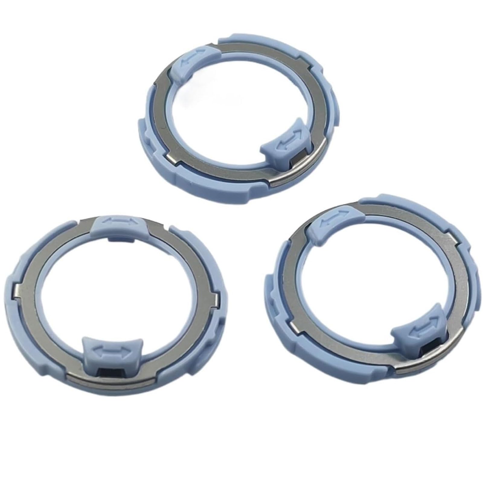 Shaver Head Blades Holder Plate Compatiable with Philips Razor Head Series 7000 Series 8000 Series 9000 SP9xxx S7xxx S8xxx Blue Blade Retaining Rings for Shaver Model - 3Pcs