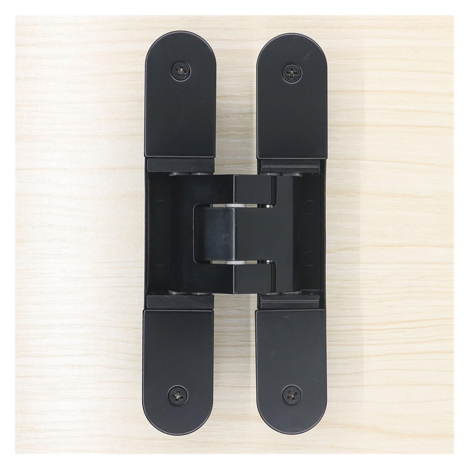 YMUGUEGH 1pcs 3d concealed 80kg adjustable hinges(B1lack)