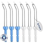 Oralphi for Waterpik Replacement Heads, Replacement Tips for Waterpik Water Flosser, Suitable for Waterpik Accessories Replacement Tips, for PP-100E(6 Periodontal Tips)