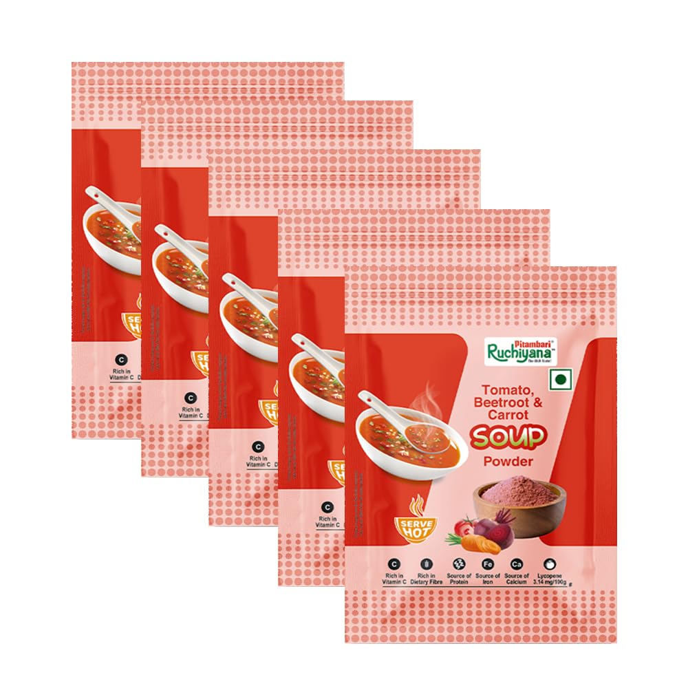 Pitambari Ruchiyana Tomato, Carrot & Beetroot Soup (Pack of 5)-picture-30