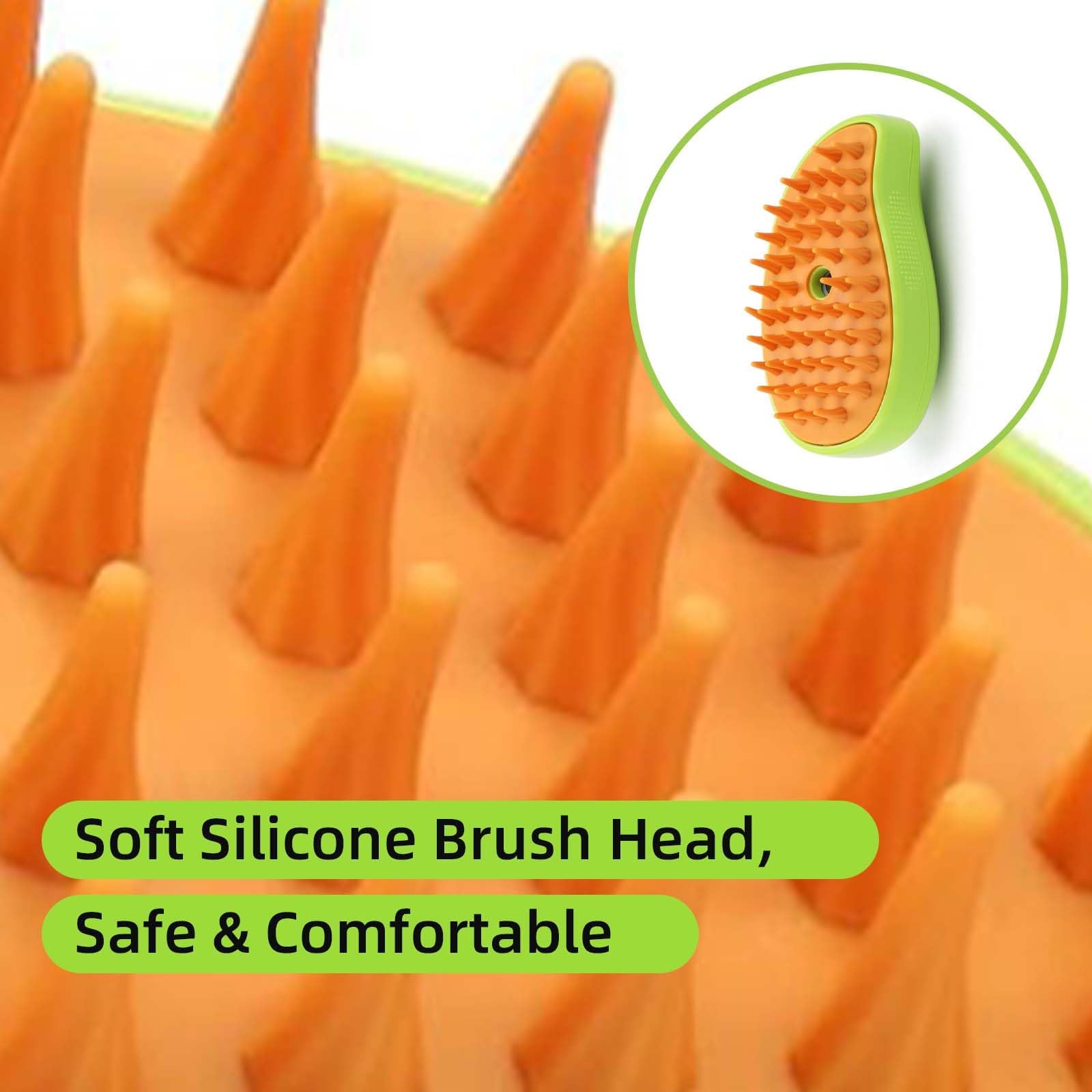 Brosse Vapeur 3 En 1 Peigne De Massage En Spray Pour Chats à Poils Courts et Longs