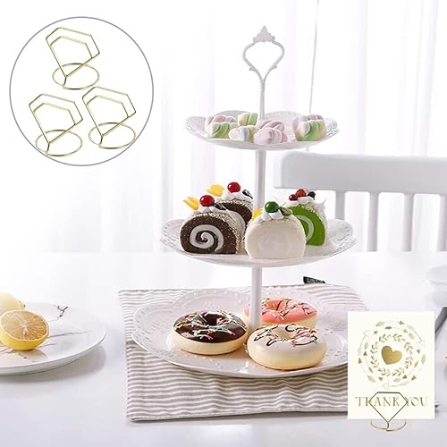 Miniatura 4 de ELANE 20 soportes para tarjetas de lugar para bodas, soportes para números de mesa de boda, tarjeteros para mesa, tarjeteros de mesa (diamantes)