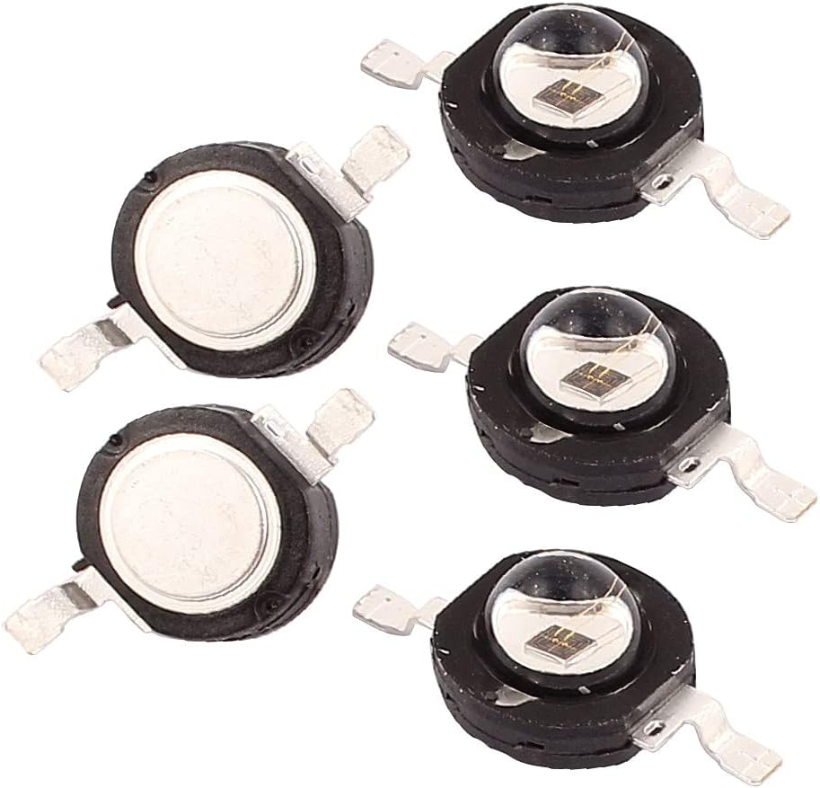 New Lon0167 5 Pcs High Power 850 Nano IR Infrared LED Diode SD-DR4201C8 For CCTV Camera(5 PC High Power 850 Nano IR LED Diode SD-DR4201C8 für CCTV-Kamera
