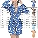 Women's Robe Plus Size Floral Bathrobe Lightweight Soft Kimono Robes Long Sleeve Loungewear Nightgown