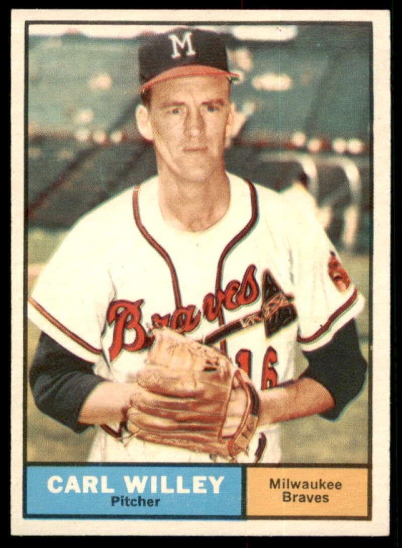 Carl Willey Card 1961 Topps #105 - Slabbed Baseball Cards