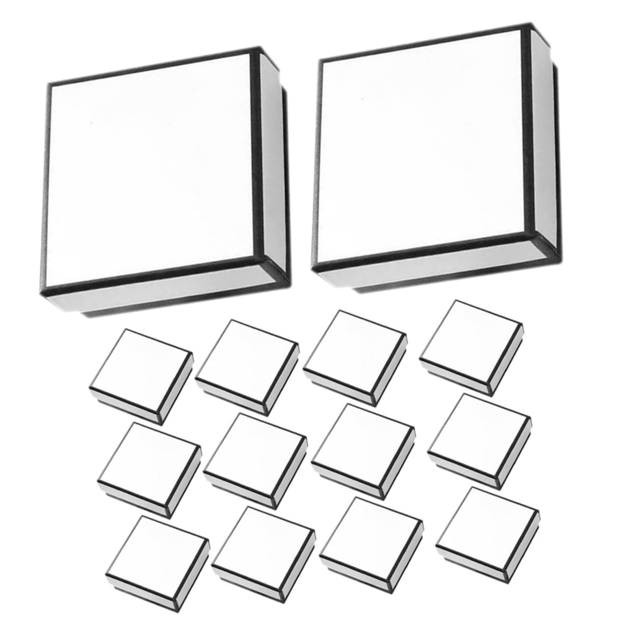 Boîtes à bijoux compactes lot de 20 boîtes de rangement colliers