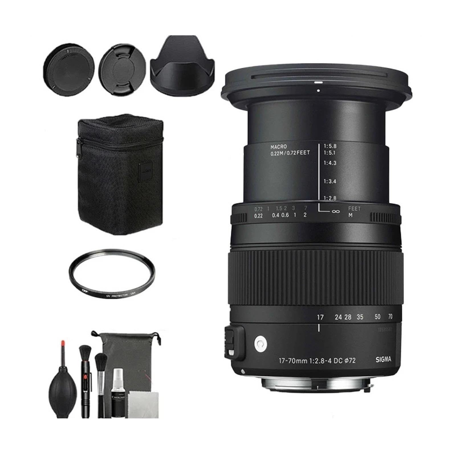 Obiettivo zoom macro 17-70mm F2.8-4, compatibile con Nikon