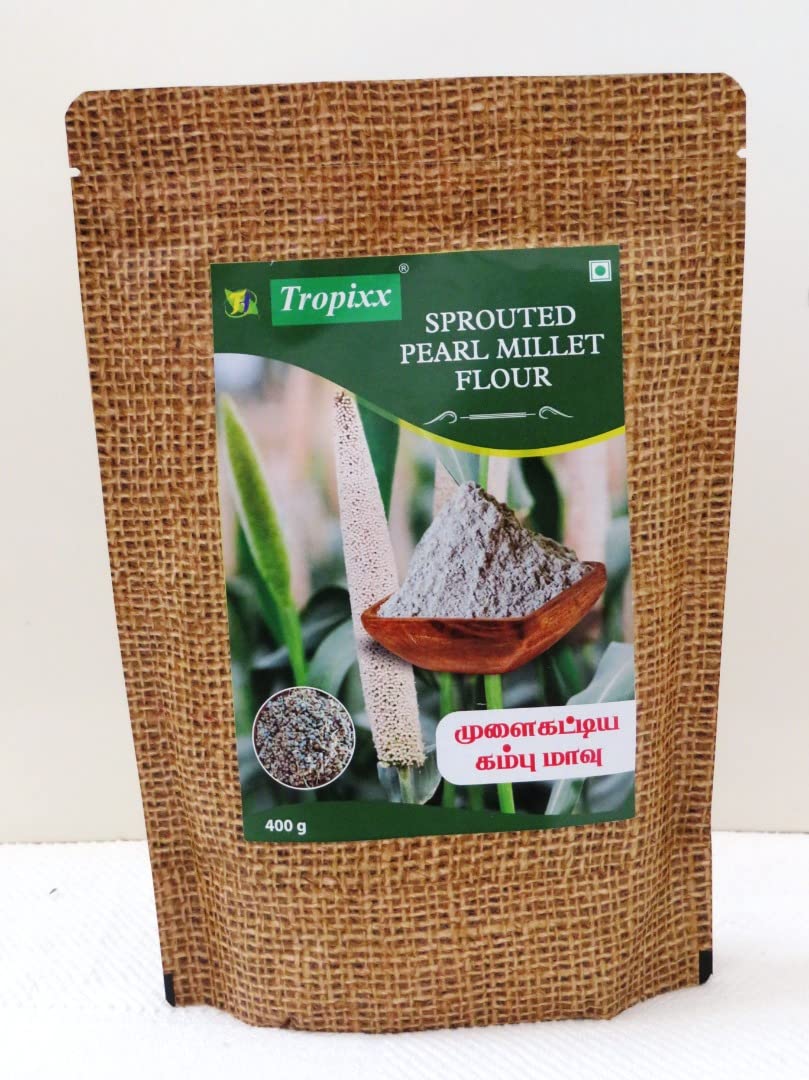 Buy TROPIXX Sprouted Bajra Millet Flour (Pearl Millet Flour) Pack of 2