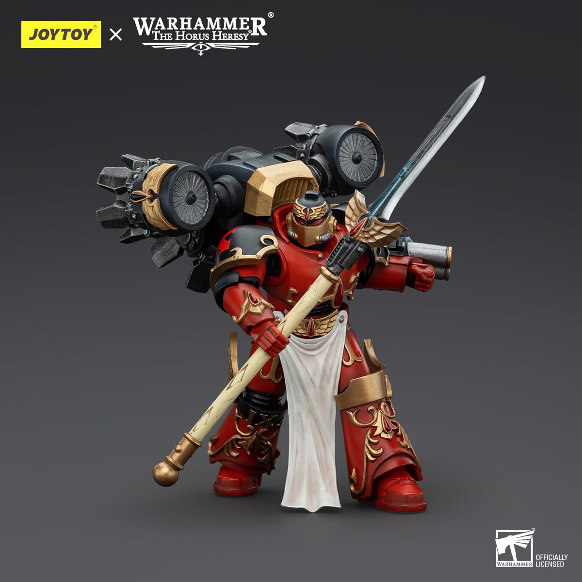 JOYTOY Warhammer The Horus Heresy Blood Angels Dawnbreaker Cohort Dawnbreaker Champion 4.76in 1/18 Scale Collectible Action Figure with Exquisite Design - Image 4