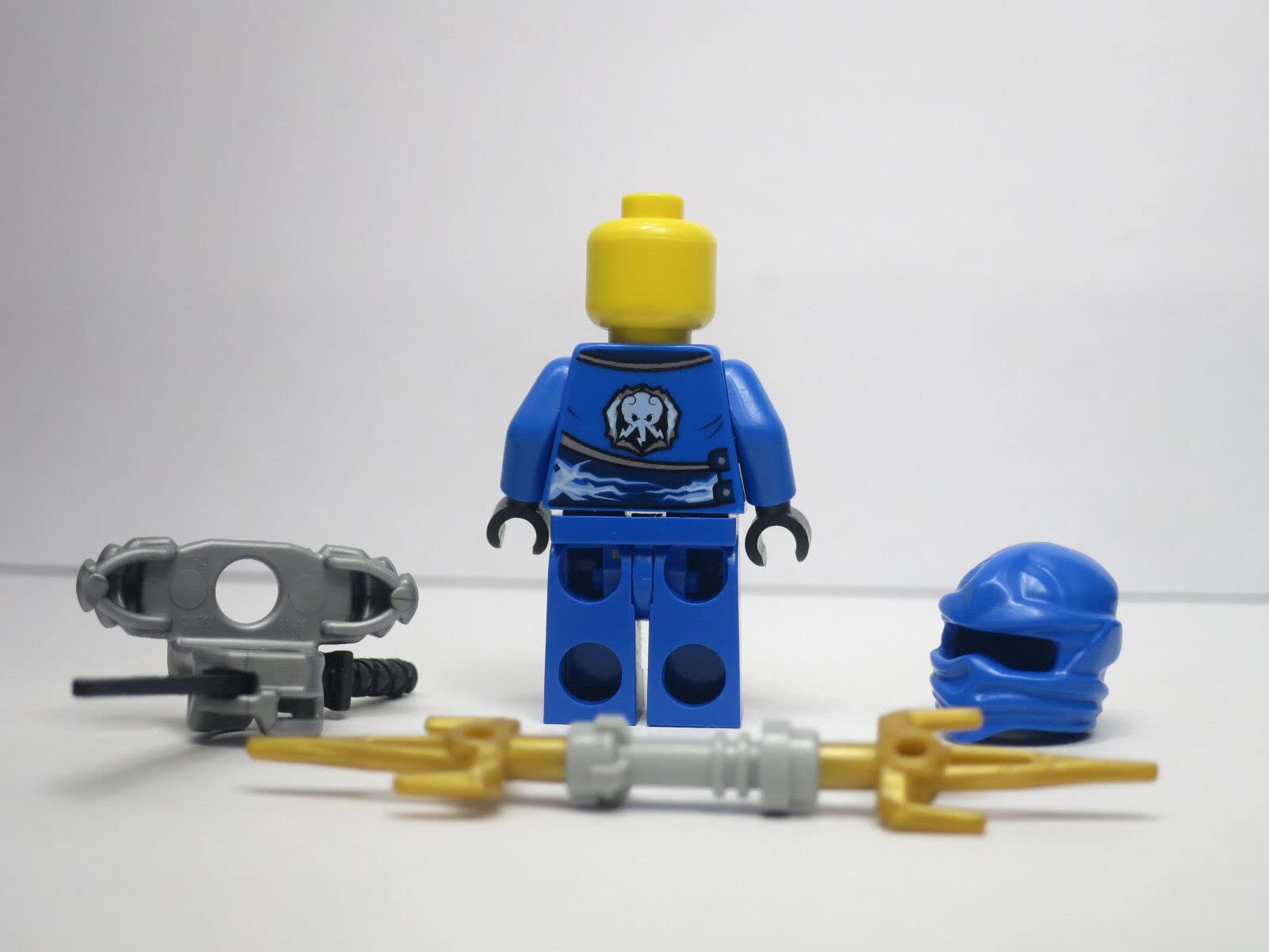 Lego Ninjago Jay Rebooted Mini Figure with ZX Helmet Set 10725