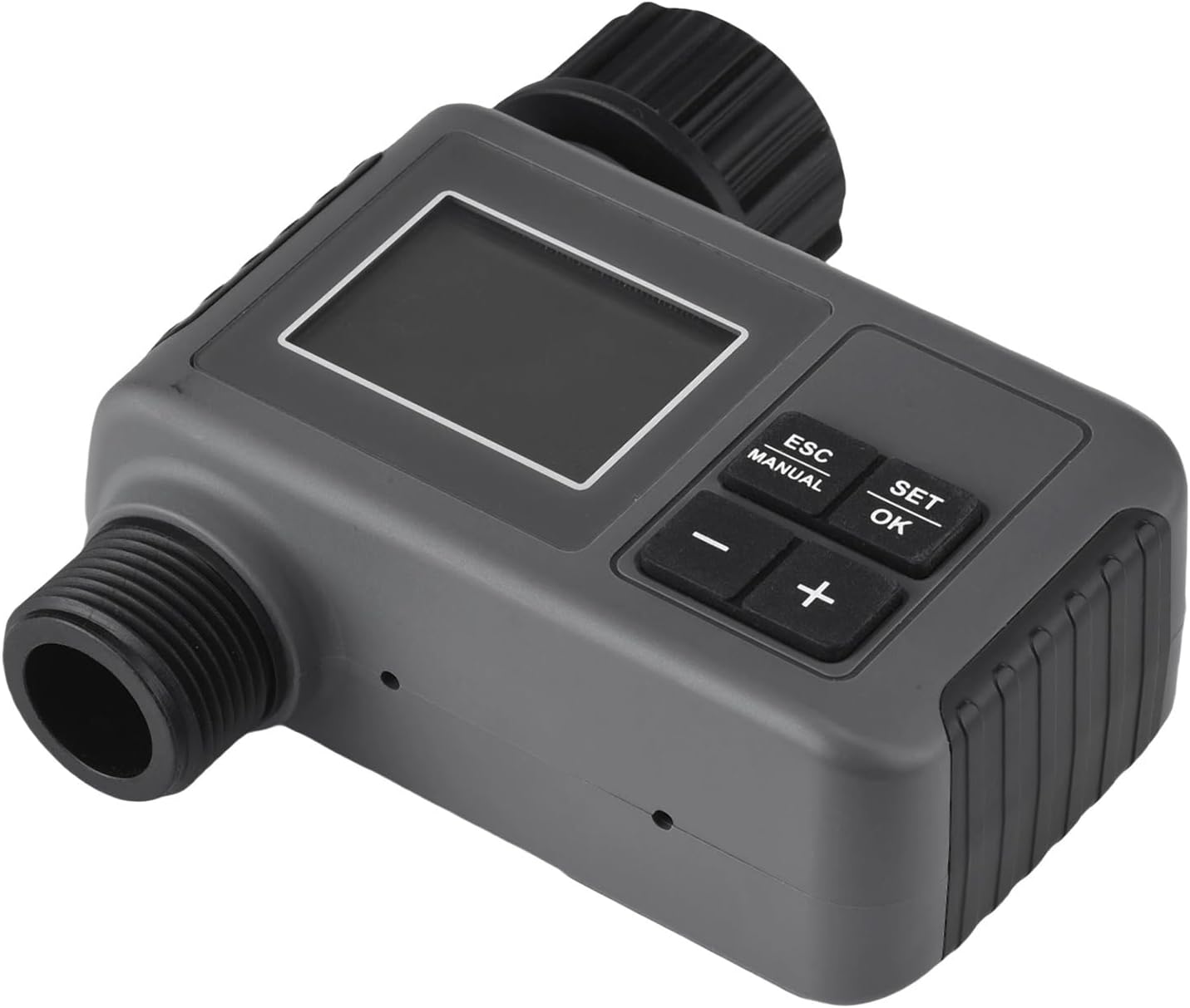 1pc Water Timer Irrigation System Programmable Garden Watering Sprinkler 1 Outlet Valves Controller Rain Delay(US Standard)