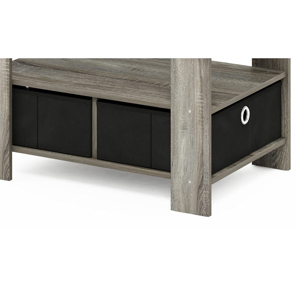 Amazon.com: Furinno Andrey Coffee Table with Bin Drawer, French