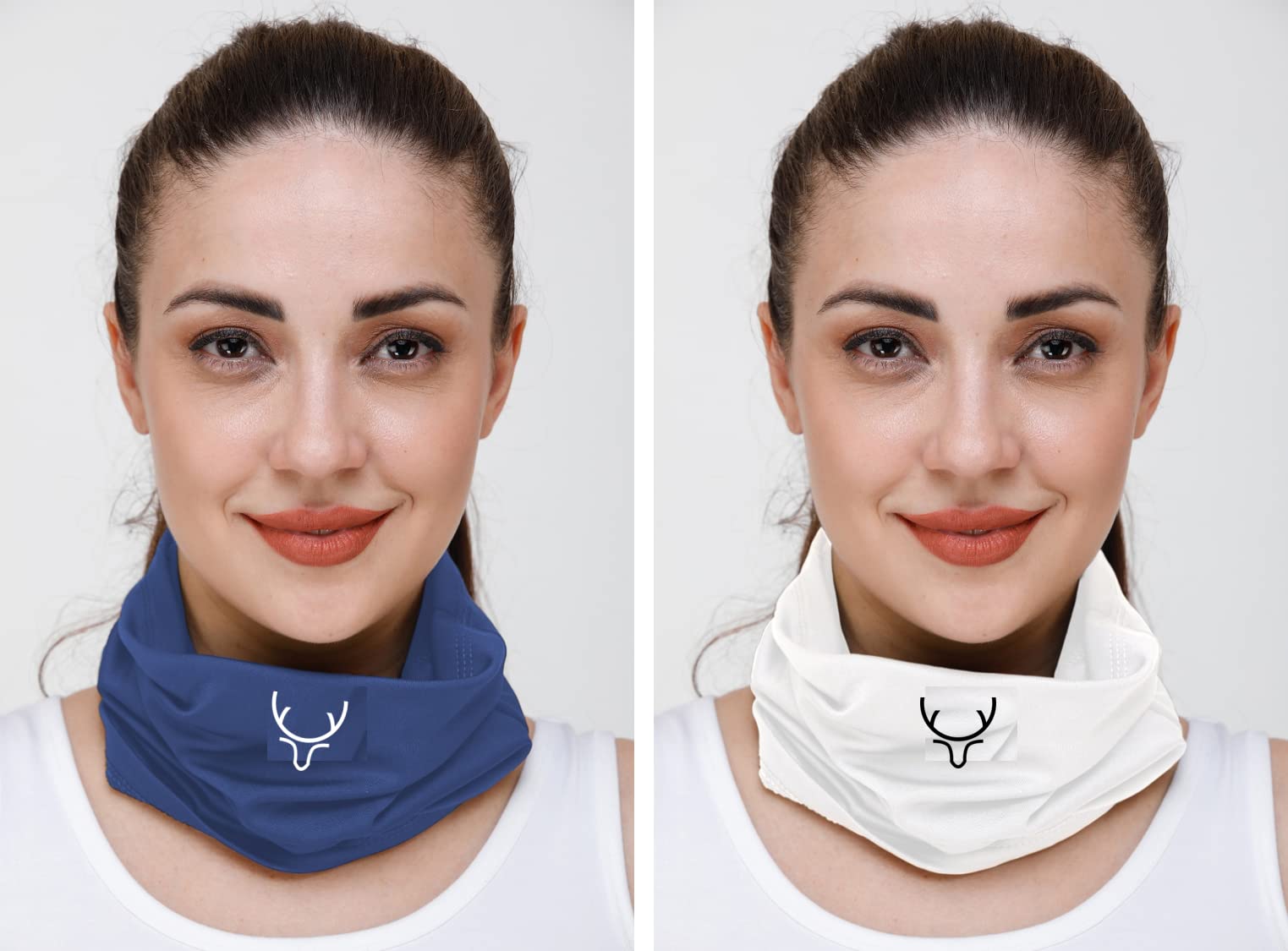 PANTAR White & Army Blue Large Mask 2