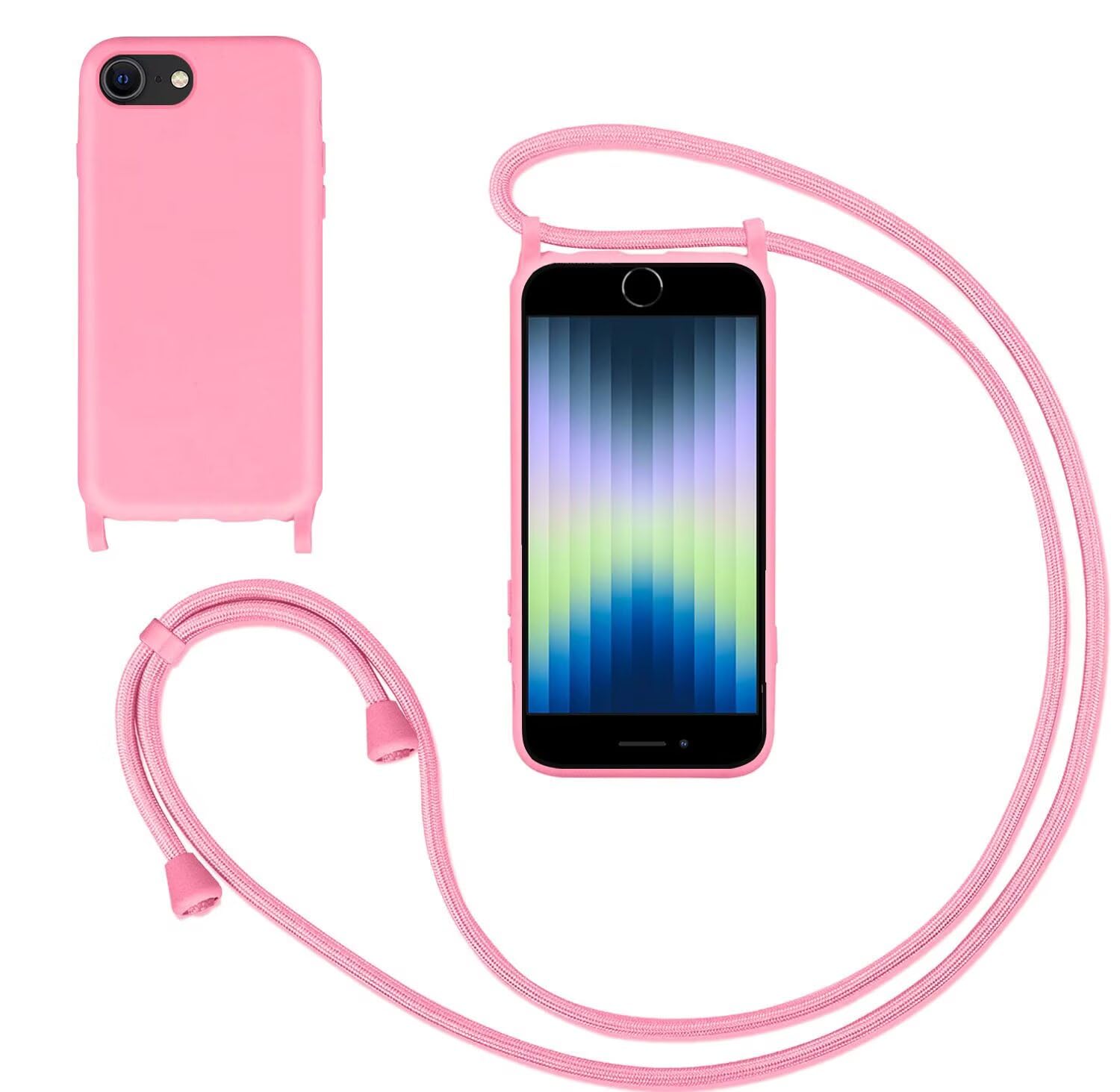 Custodia IPhone 16e Con Laccio Regolabile | Cover Antiurto Trasparente TPU | Portatile Con Cordino - Foto 14