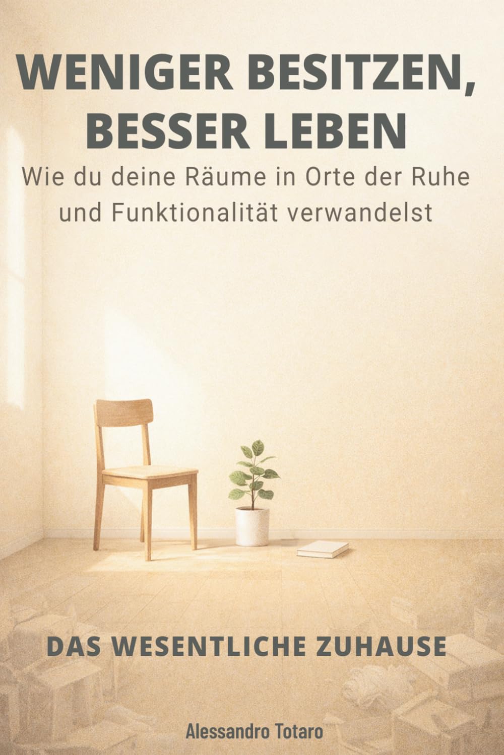 WENIGER BESITZEN, BESSER LEBEN - Das wesentliche Zuhause: Wie du deine Räume in Orte der Ruhe und Funktionalität verwandelst (Finanzielle Minimalismus und Einfaches Leben)