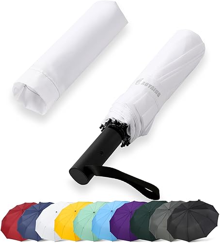 GAOYAING Windproof Travel Compact Umbrella Automatic Umbrellas for Rain Compact Folding Umbrella Portable Windproof Umbrellas for Men Women Teenage