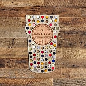 XINGHANG Houten Emmer Wijnfles Cap Display Kaart Bier Fles Cap Collectie Houder Uniek Ontwerp Wanddecoratie Craft