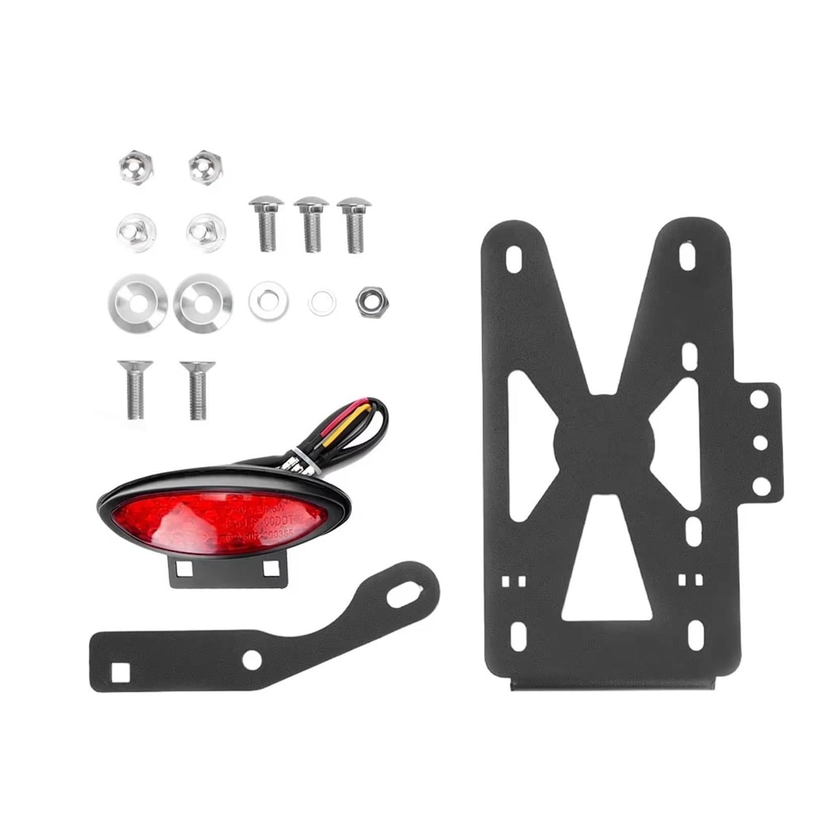 Soportes de matrículas para Moto Soporte Placa matrícula Trasera