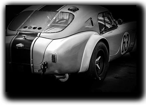 Miniatura 1 de 17 x 30 piezas AC Cobra - Decoración de pared de automóvil vintage para decoración de pared, póster impreso en piezas de paneles CVS, juego de