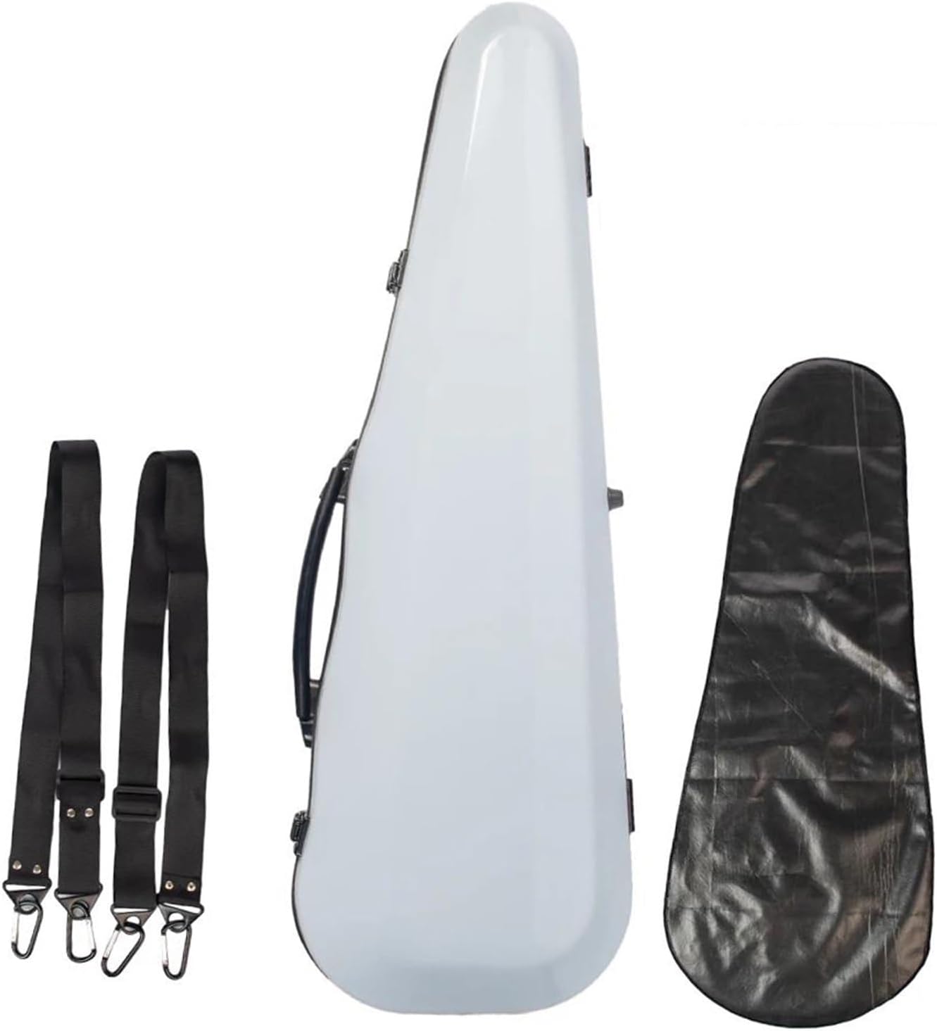 カーボンファイバー製バイオリンケース ホワイト　4/4サイズ　※弓なし カーボンファイバー製バイオリンケース ホワイト 4/4サイズ ※弓なし