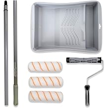 Foundation Armor 9" Paint Roller Kit 3 Pack, Extension Pole