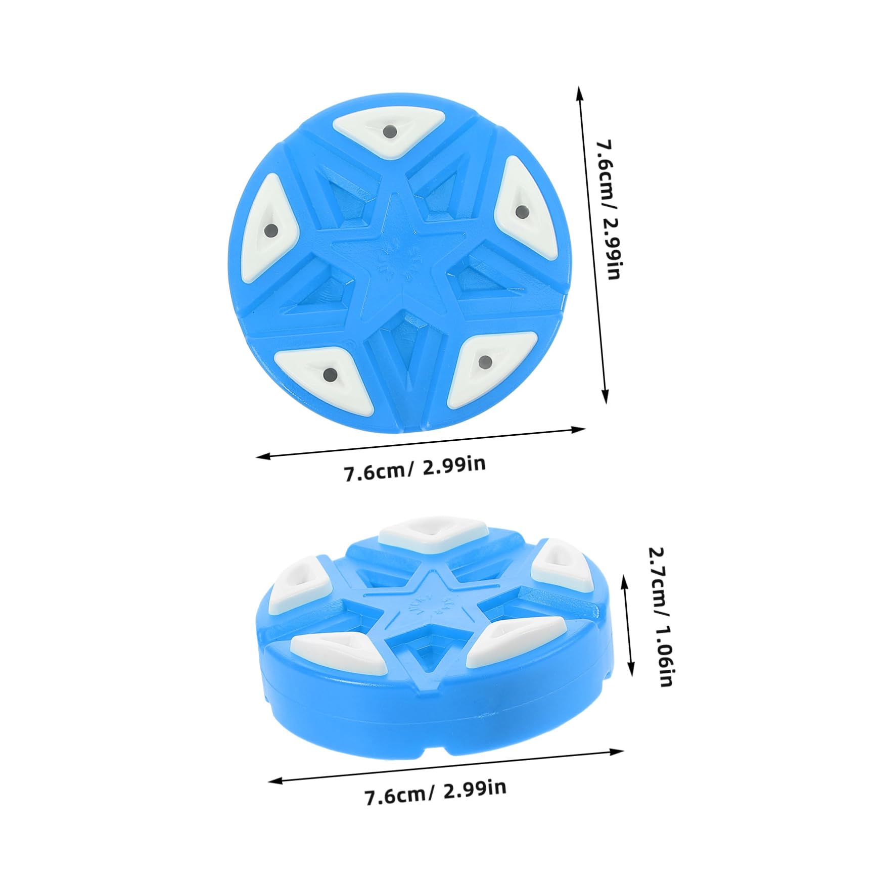 SUPVOX Versatile Hockey Training Equipment Dimpled Puck for Novice to Pro Skill Development