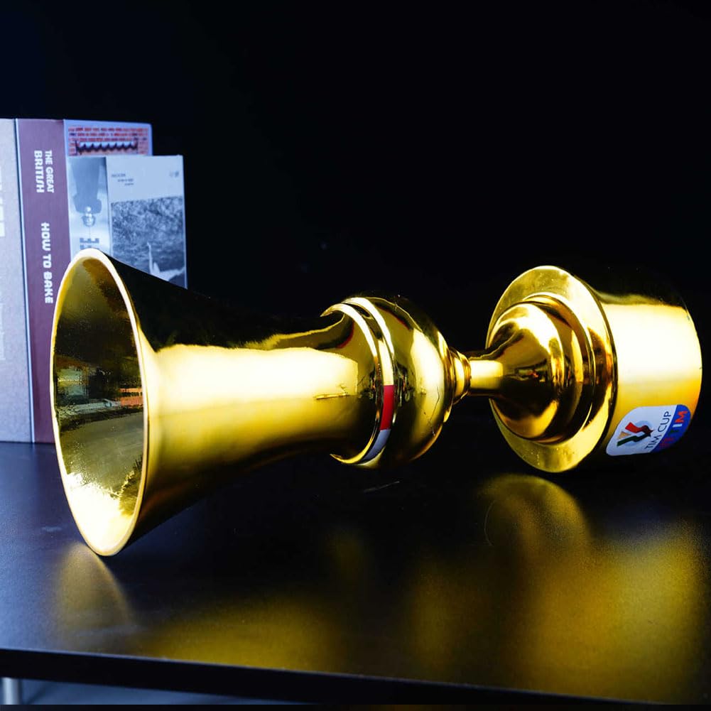 Replica Trofeo Tim Cup del Campionato di Calcio Italiano - Premi in Resina per Squadre di Campioni Trofeo Decorativo Perfetto per Eventi Sportivi e Collezioni