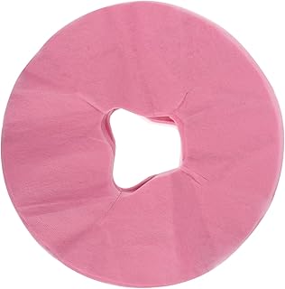 FRCOLOR Toalha De Rosto 50 Pçs Capa De Cama Para Cílios Berço De Massagem Facial Mesa De Massagem Rosa Almofada De Capa Não Tecida Mesa De Massagem Capas Descartáveis Capa De Cama