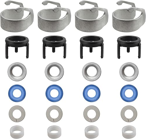 Miniatura 3 de MOTOALL 06J998907A Kit de reparación de sello del inyector de combustible del motor para A3 A4 A5 Q3 TT Quattro Paquete de 4