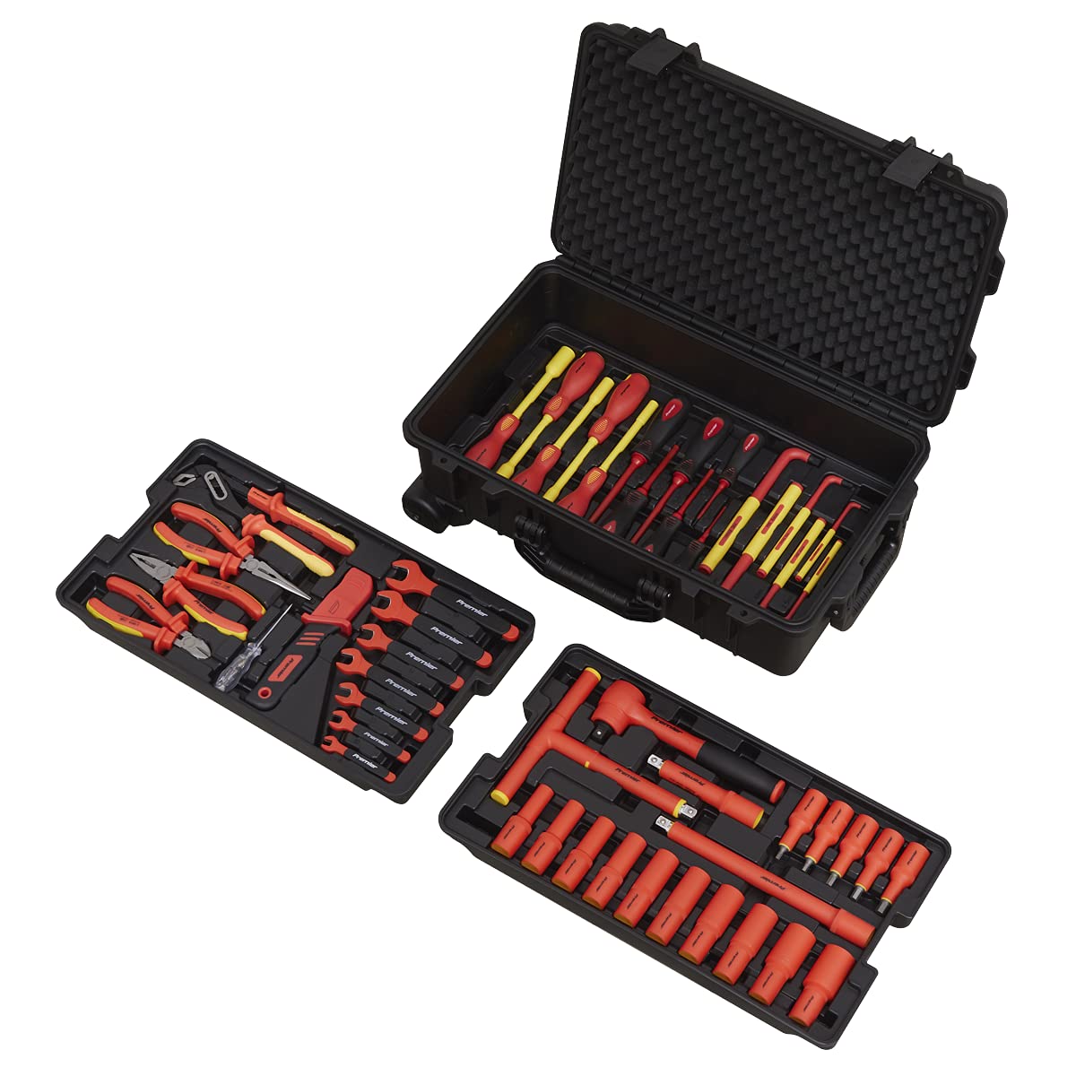 Sealey AK7939 Premier Insulated Tool Kit 1/2""Sq Drive 1000V 49pc