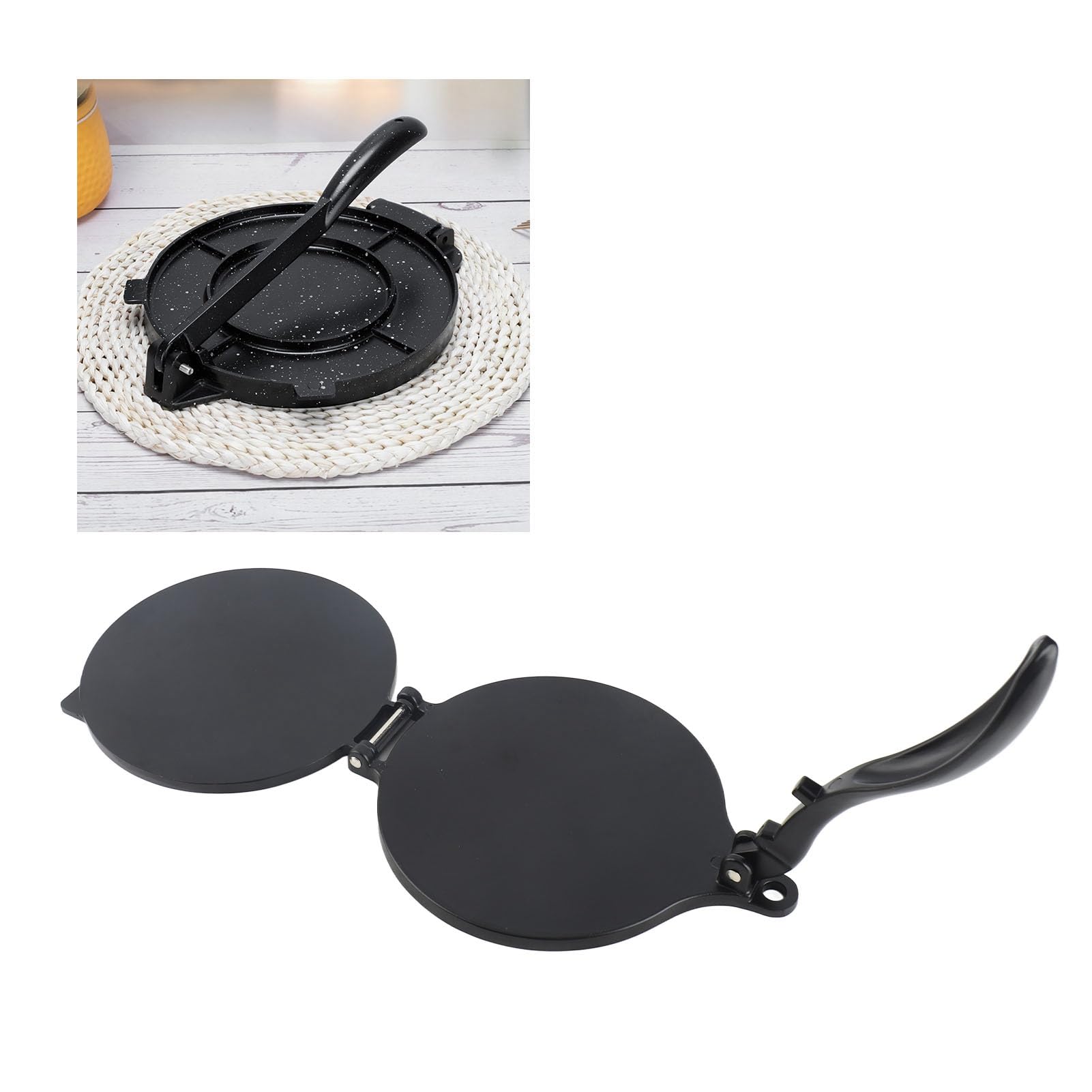 Pressa per Tortilla, Pressa per Empanada Resistente in Alluminio Quesadilla, Pressa per Tortilla per Farina, Facile da Usare, Strumento Multifunzionale per Tortillas con Pelli di
