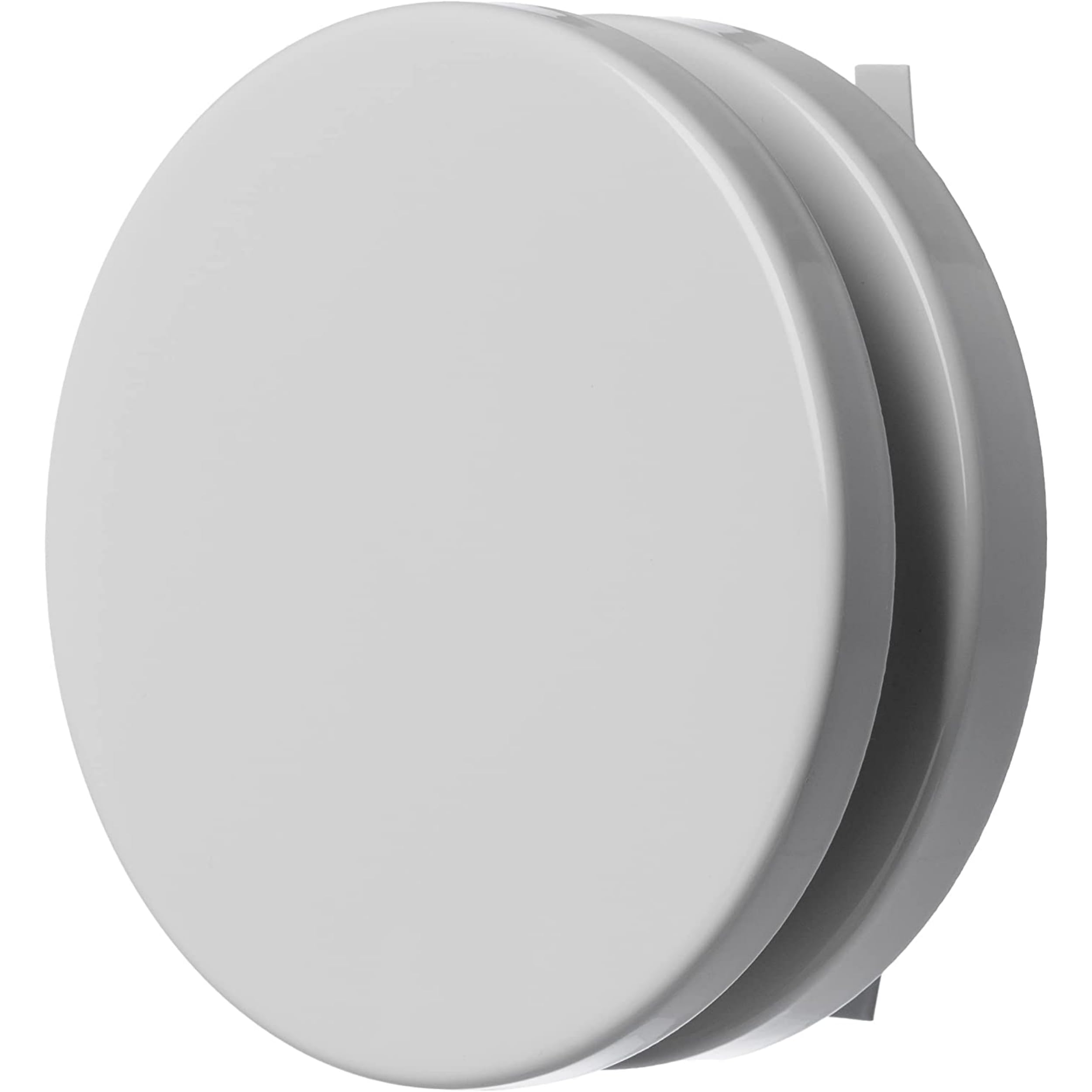 LIRAST Ø 100mm / 4 inch White Metal Diffuser with Clamp Springs - Supply Air Valve - Ventilation Cover