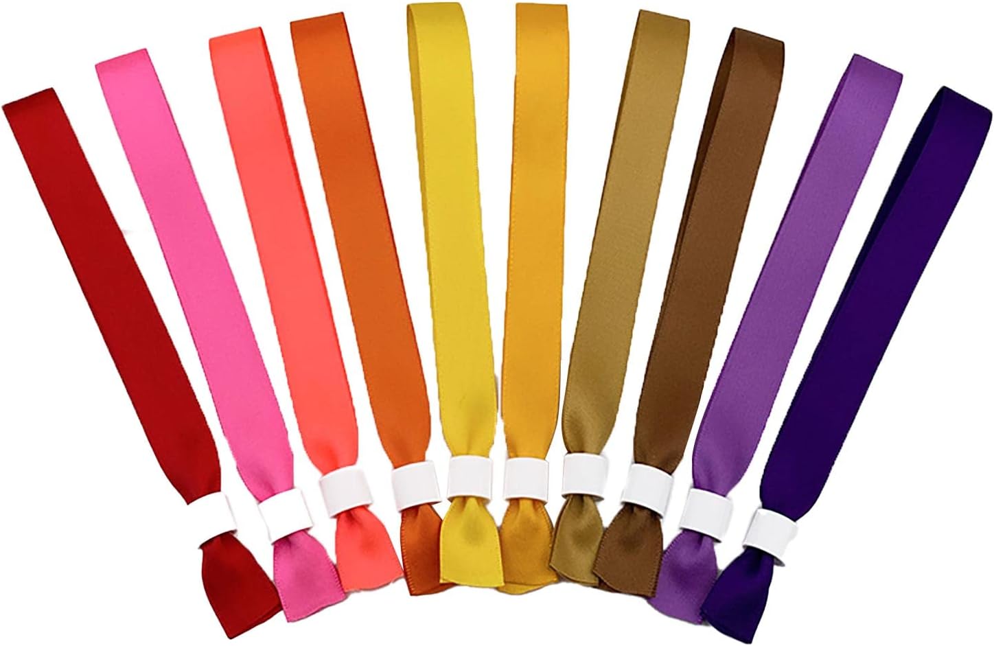 Khakho 50Pcs Cloth Event Wristband,Disposable Ribbon