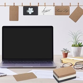 250PCS White Blank Cards, Blank Playing Cards, Blank Flash