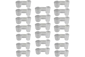 kathson 20 Pcs Bird Drinker Feeder: Ideal Hydration Solution for Poultry and Avian Friends